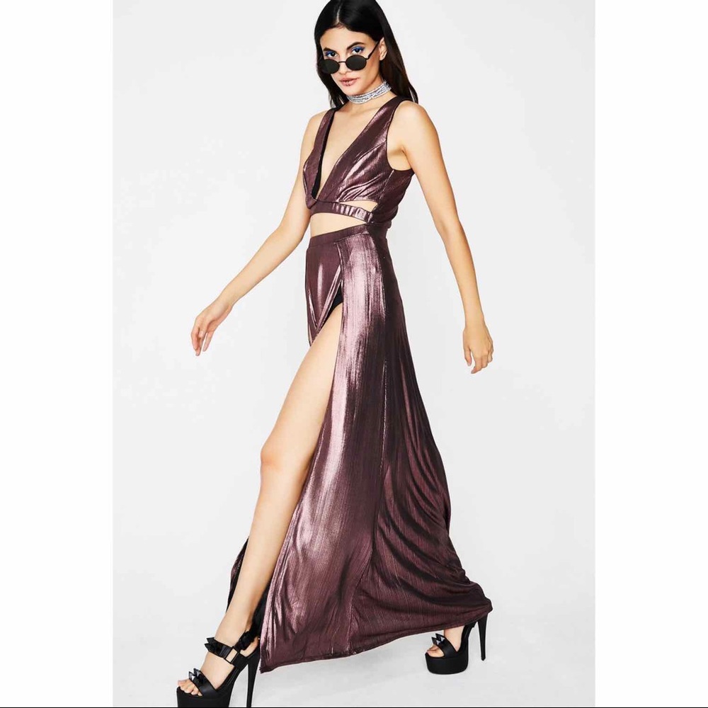 Dolls Kill Can’t Be Caught Maxi Dress